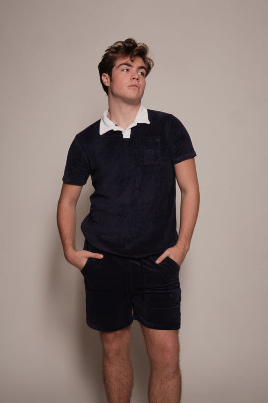 Midnight Blue Terry Short